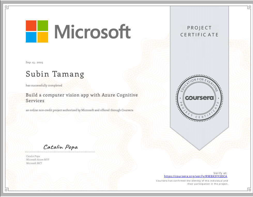 Azure Certificate
