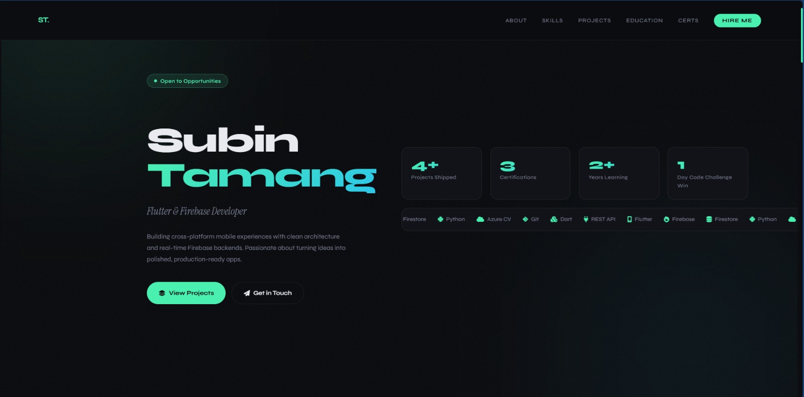 Portfolio Website